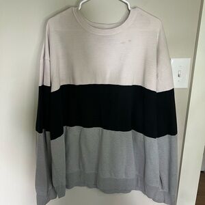 Original Use Men's Crewneck Sweater - Cream, Black, and Gray